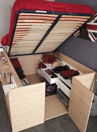 If you're doing tiny home living solo or with a significant other, consider a pullout bed instead of a full bedroom! Tiny House Storage Ideas Tiny House Websites Tiny House Storage Home Diy Storage Bed