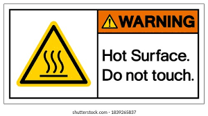 Hot Surface Hazard Warning Labels Images Stock Photos Vectors Shutterstock