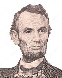 Portrait of first U.S. president Abraham Lincoln — Stock Photo ©  yurchello_108 #128602770