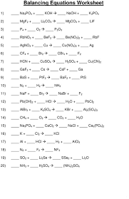 Balancing Equations Worksheet Balancingequationsworksheet Balancingequationsworksheet1 Balancingequationsworksheet1answerkey