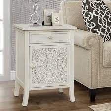 One Allium Way Melida End Table With Storage Wayfair In 2020 End Tables With Storage End Tables Table Storage