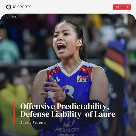 PROBLEM LAURE SHOULD CHECK ✓ Elite international volleyball operates on a  ruthless parameter where your offensive system is only as dangerous as your  backrow pass allows it to be. During the opening