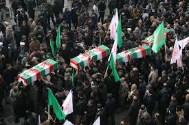 Image result for ‫در شهرهای مختلف برگزار شد:  تشییع پیکر شهدای سانحه هوایی‬‎