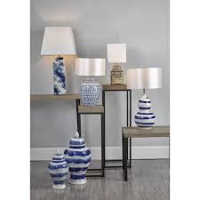 5 out of 5 stars (137) $ 11.99. Lyc4223 Lycett Table Lamp Ceramic White Blue Base Only