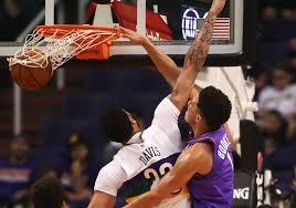 Nba basketball anthony davis ad los angeles lakers. Watch Devin Booker Dunks On Anthony Davis