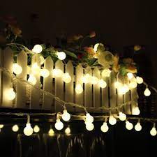 100 Led 32 8ft Globe String Lights Led Ball Fairy Lights For Wedding Party Warm White Walmart Com Walmart Com