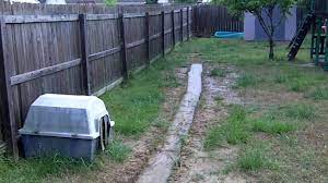 Backyard Drainage Problem - Youtube