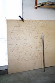 How big is a standard snowflake display frame? Giant Snowflake Light Up Marquee A Beautiful Mess