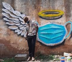 They include watercolors, acrylics and oils. Artist Creates Covid Awareness Through Paintings Across City Rediff Com India News