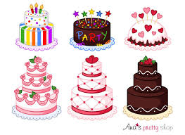 Cake Clipart Bakery Clipart Pastry Clipart Wedding Cake Etsy Cake Clipart Cake Vector Cake