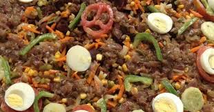 Le Ceebu Yapp Riz A La Viande Est Moins Savoureux Que Le Ceebu Jen Mais Il Faut Neanm Cuisine Senegalaise Recettes De Cuisine Recettes De Cuisine Africaine