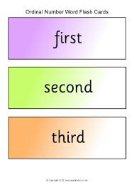 Ordinal Number Teaching Resources Sparklebox