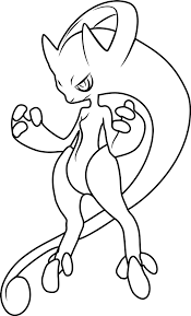 Collection of mega ex pokemon coloring pages (49) mega evolution pokemon drawing legendary zeichnungen mit bleistift lucario Mega Mewtwo Y Coloring Page Free Printable Coloring Pages For Kids