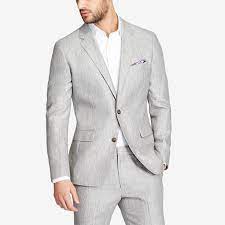 The Foundation Linen Suit Light Grey Suit Men Linen Suit Grey Suit Men