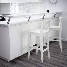 11 things you should know about breakfast bar stools ikea. Ingolf Bar Stool With Backrest White 29 1 8 Ikea