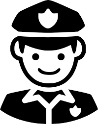 Police Icons Guard Computer Officer Security Law Icon Police Icon