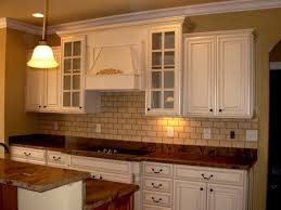 painted distressed kitchen cabinets