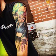 Not some little picture on youre arm. Tattoo Uploaded By Stephan Love This Vicrattlehead Peice Done This Summer Cant Wait To Continue My Tribute Arm Megadeth Tributearm Metal Torontotattoos 257483 Tattoodo