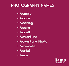 In fact, as of 2019, the social media platform has an estimated 1 billion active global users every month. Creative Photography Names 900 Photography Business Names Ideas