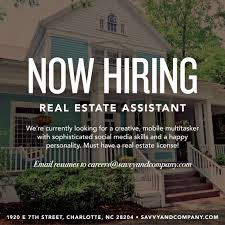 Zillow has 434 homes for sale in statesville nc. Now Hiring Real Estate Assistant Savvy Co Real Estate