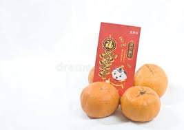 Mandarin Oranges And Chinese New Year Red Packet Famous In Chinese Community Sponsored Chinese Year Mandarin Ora Red Packet Mandarin Orange Oranges