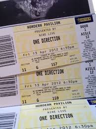 One Direction Tickets Christmas One Direction Tickets