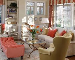 Traditional With Popping Colours Coral Living Rooms Living Room Colors Gold Living Room