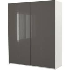 If you want to organize inside you can complement with interior organizers from the komplement series. Ikea Pax Wardrobe With Sliding Doors White Hasvik High Gloss Gray Ikea Garage Storage Ikea Pax Wardrobe Sliding Wardrobe Doors