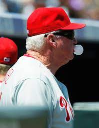 Charlie Manual Blows A Bubble While Watching The First Inning Of Sunday S Game Sports Pictures Blowing A Bubble Charlie