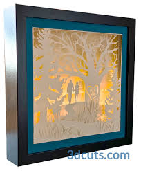 Download Heart Tree Shadow Box Straw Construction 3dcuts Com