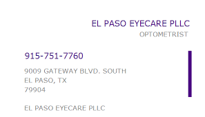 8894 gateway blvd e el paso, tx 79904. 1225380587 Npi Number El Paso Eyecare Pllc El Paso Tx Npi Registry Medical Coding Library Www Hipaaspace Com C 2021