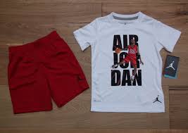 Black And Red Jordan Shirt Air Jordan Boy 2 Piece Tee Shorts Set White Red Black Dri Fit Jordan Jumpman Jordan Boys Black And Red Short Sets