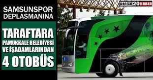 Lig ekiplerinden samsunspor'un takım otobüsü adana'da taşlı saldırıya uğradı.şampiyonluk yarışının son haftasında adana'da adanaspor ile karşılaşan samsunspor. Samsunspor Deplasmaninda Denizlispor Taraftarin Otobus Destegi