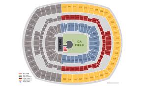 Metlife Stadium Seating Chart U2 Elcho Table