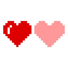 Pixel Heart Svg Cuttable Design Pixel Heart Pixel Design
