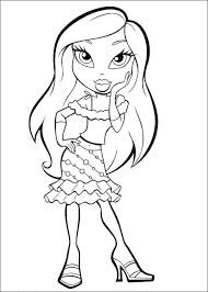 20 Free Printable Bratz Coloring Pages Everfreecoloring Com Free printable coloring pages bratz coloring pages. 20 free printable bratz coloring pages
