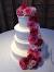 2 Tier Rose Swirl Cake