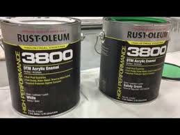 Rust Oleum Industrial 3800 System Dtm Acrylic Enamel