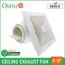 My final question is if i put in a roof vent, can it be located directly next to the unit so i. Omni Ceiling Mounted Exhaust Fan 8 10 12 Xfx 200 Xfc 250 Xfc 300 Shopee Philippines