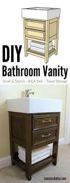 Small Size Big Style Diy Bathroom Vanity Small Bathroom Vanities Diy Bathroom Vanity Bathroom Sink Diy
