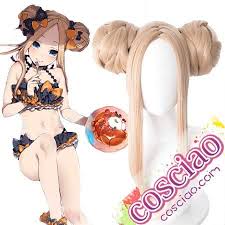 fgo アビゲイル コスプレウィッグ 水着姿対応 お団子ヘア かわいい 通販 お団子 お団子ヘア ウィッグ