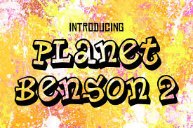 Download Planet Benson 2 Graffiti Font Commercial Fonts New Fonts PSD Mockup Templates