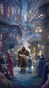 Pin By Pitchoune On Harry Potter Harry Potter Background Harry Potter Diagon Alley Harry Potter Illustrations