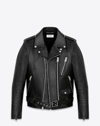 Saint Laurent Leather Jacket Men Leather Jacket Black Leather Jacket Men
