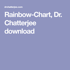 Rainbow Chart Dr Chatterjee Download Trusted Health