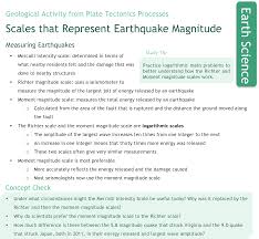 Describe the different earthquake magnitude scales and what the numbers for moment magnitude mean. Earthquake Magnitude Scales Ck 12 Foundation