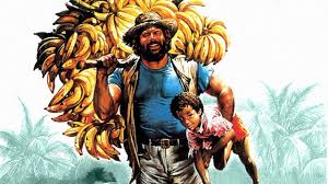 Italian actors bud spencer and terence hill sitting on two chairs on the set of the film watch out, we're mad. I Classici Di Bud Spencer E Terence Hill Approderanno Su Disney