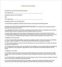 Your lawn business isn't going anywhere if you can't move your equipment around. Free 9 Lawn Service Contract Templates In Pdf Ms Word Apple Pages Google Docs Free Premium Templates