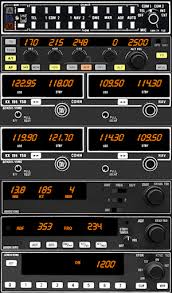 Ga Radio Stack Escuela Aviacion Helicopteros Aviones
