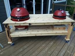 Kamado Joe Double Table Grill Table Kamado Table Kamado Joe Table